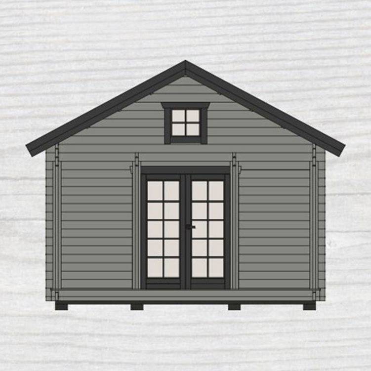 Baseco Hemfjäll (Byggnadsarea 25 m²), Stugpaket