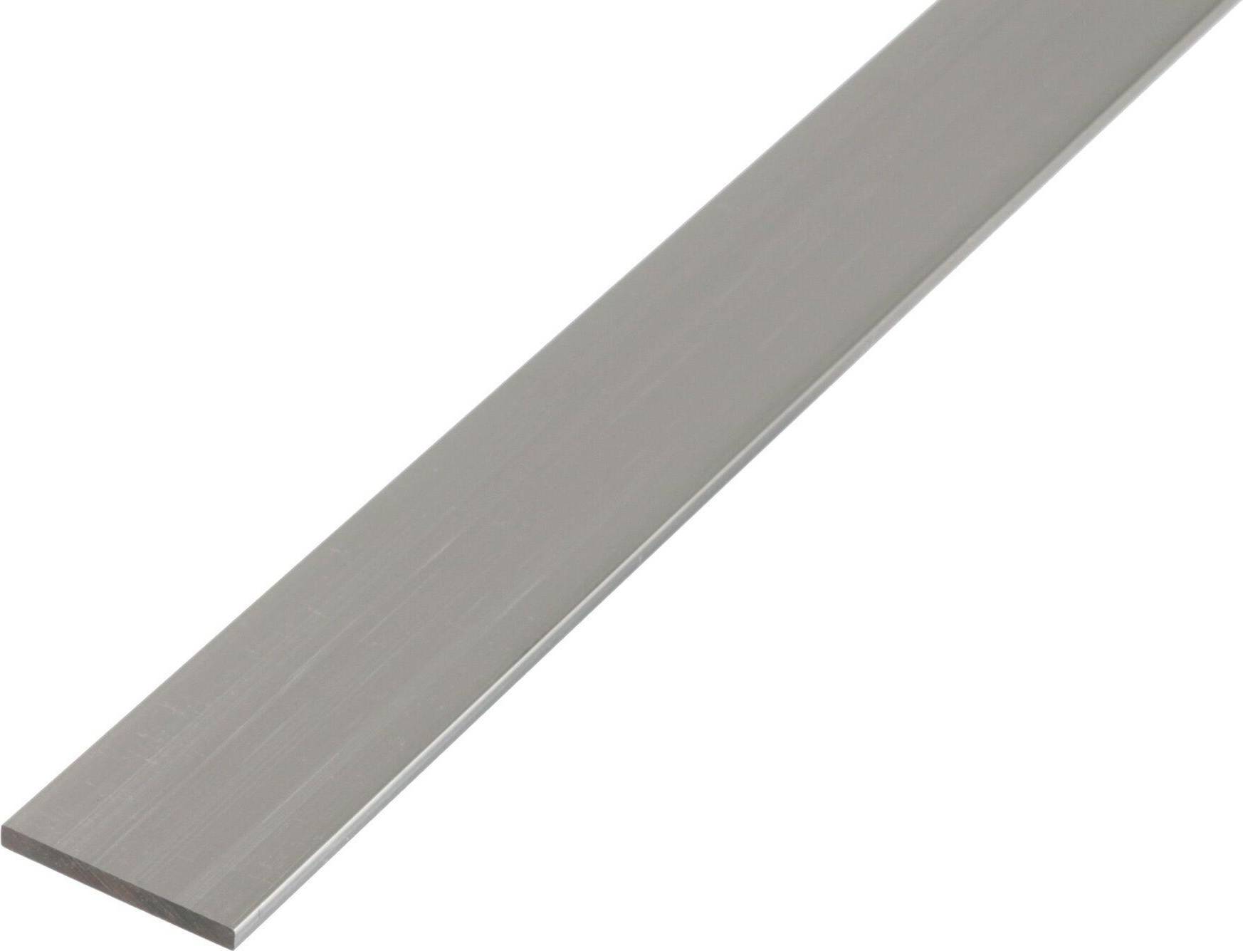 Flachstange Silber eloxiert 2000 Spieß