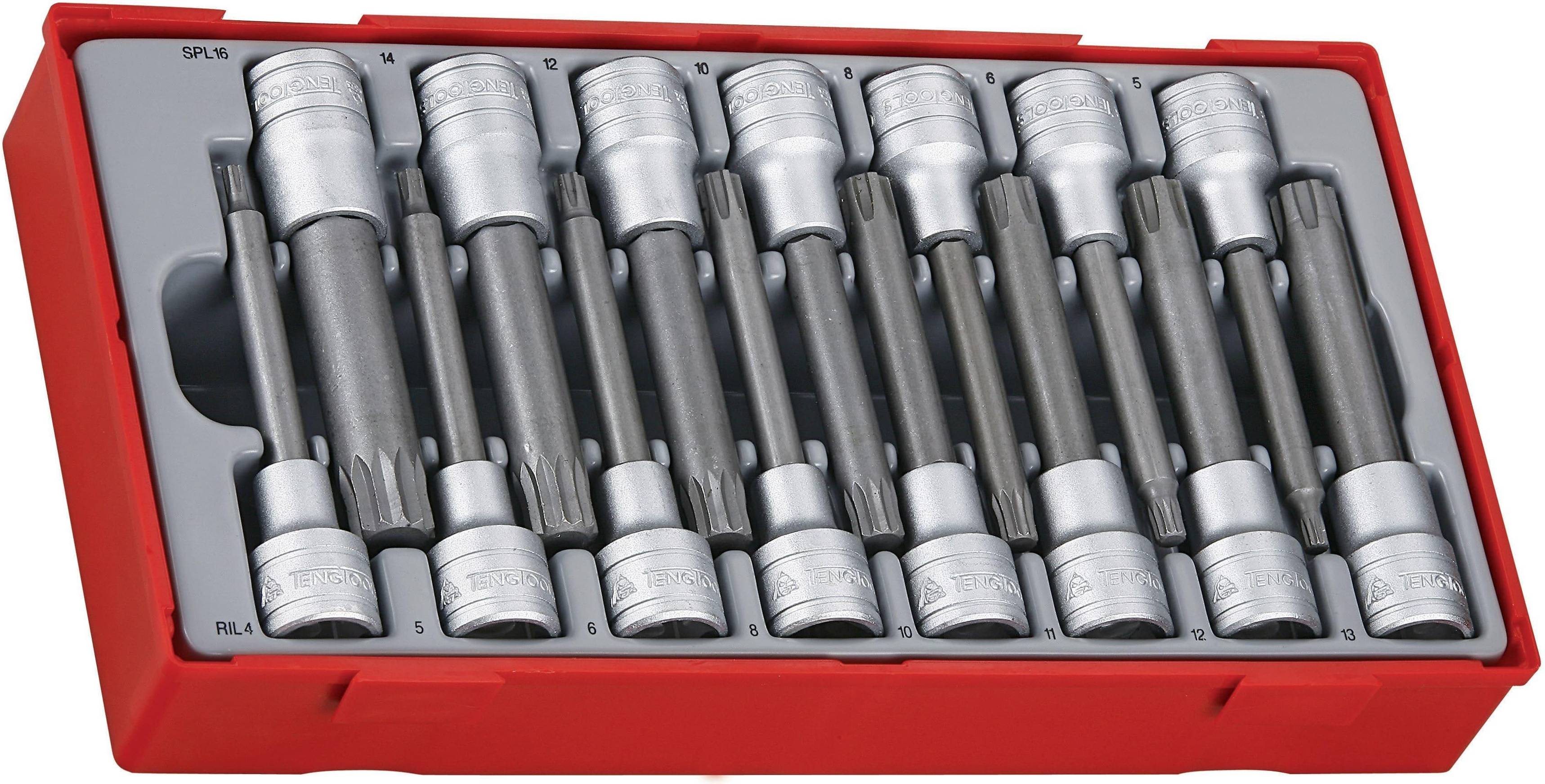 Teng Tools delars Bitshylssats TTRS15 Hylsnyckel