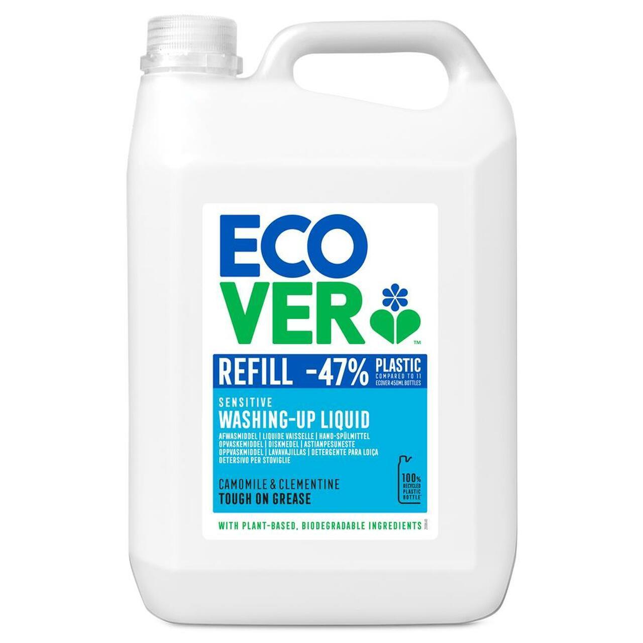 Ecover Washing Up Liquid Camomile & Clementine Refill 5L