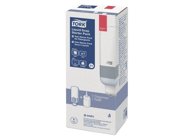 Tork S1 Liquid Soap Starter Pack Dispenser and Refill