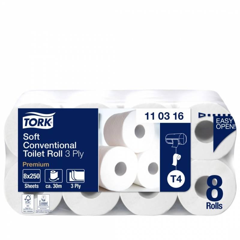 Tork Premium T4 3-Ply Toilet Paper 72-pack