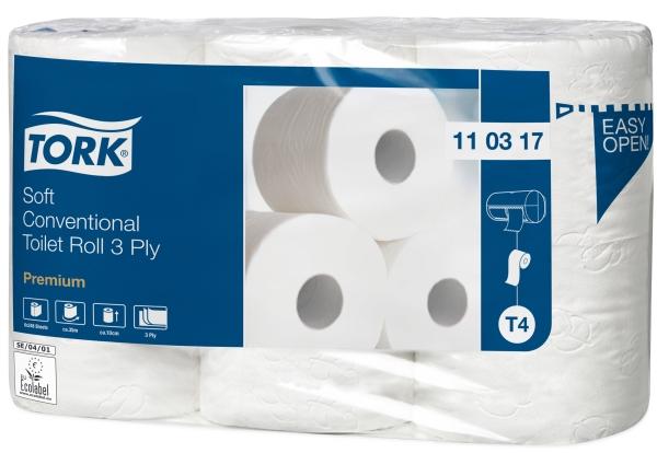 Tork Premium T4 3-Ply Toilet Paper 42-pack (110317)