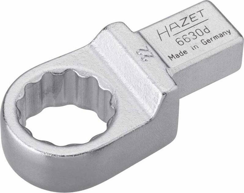 Hazet 6630D-22 Einsteck-Vierkant Außen-Doppel-Sechskant-Tractionsprofil 22 Schlag-Ringschlüssel