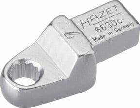 Hazet 6630C-7 Einsteck-Vierkant Außen-Doppel-Sechskant-Tractionsprofil 7 Schlag-Ringschlüssel