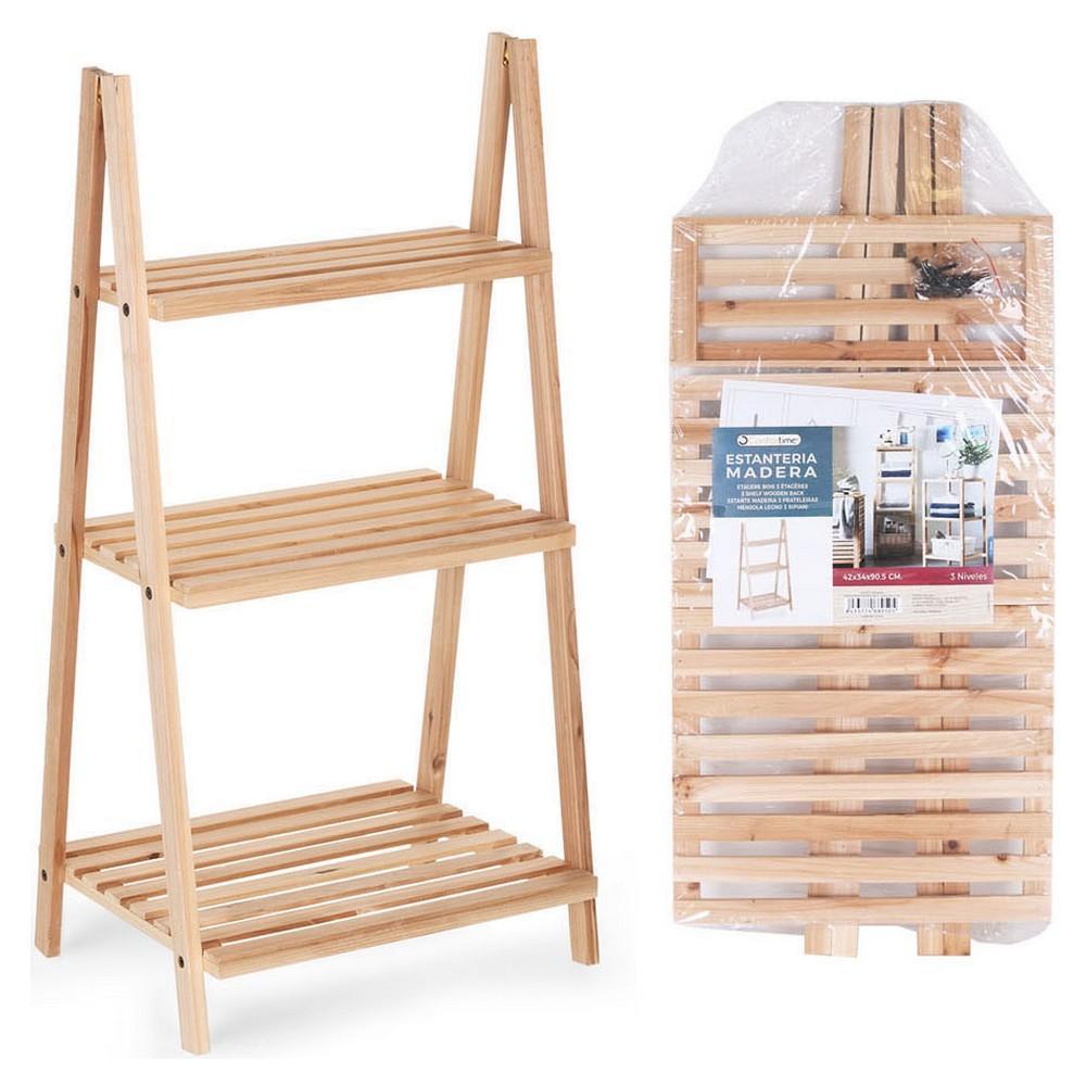 Confortime Bathroom shelves Wood 3 Shelves (42 x 34 x 90.5 cm)