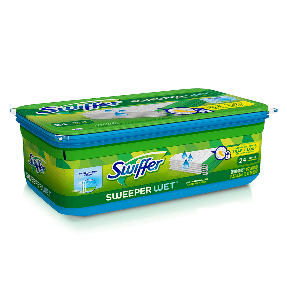 Swiffer Sweeper Wet Wipes 72 pcs